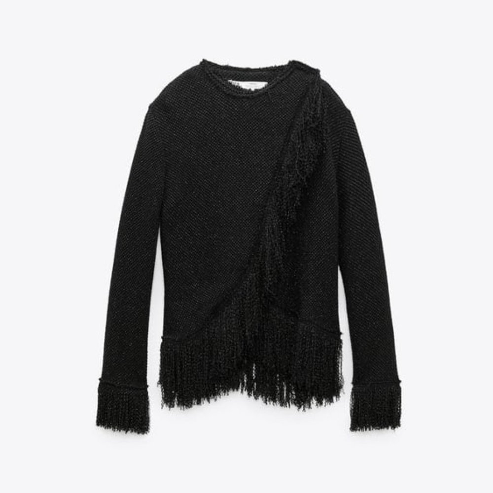 NWT ZARA Sparkly Top Limited Edition size S
